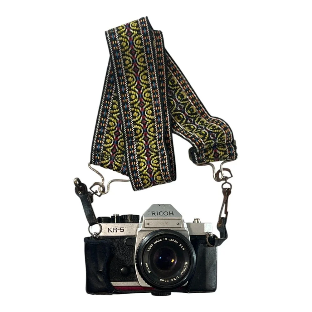 Ricoh KR-5 35mm SLR Film Camera + Lens For Parts